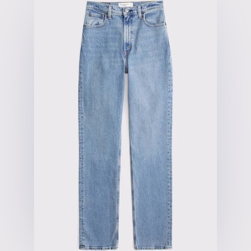 Abercrombie Slim Straight Ultra High Rise